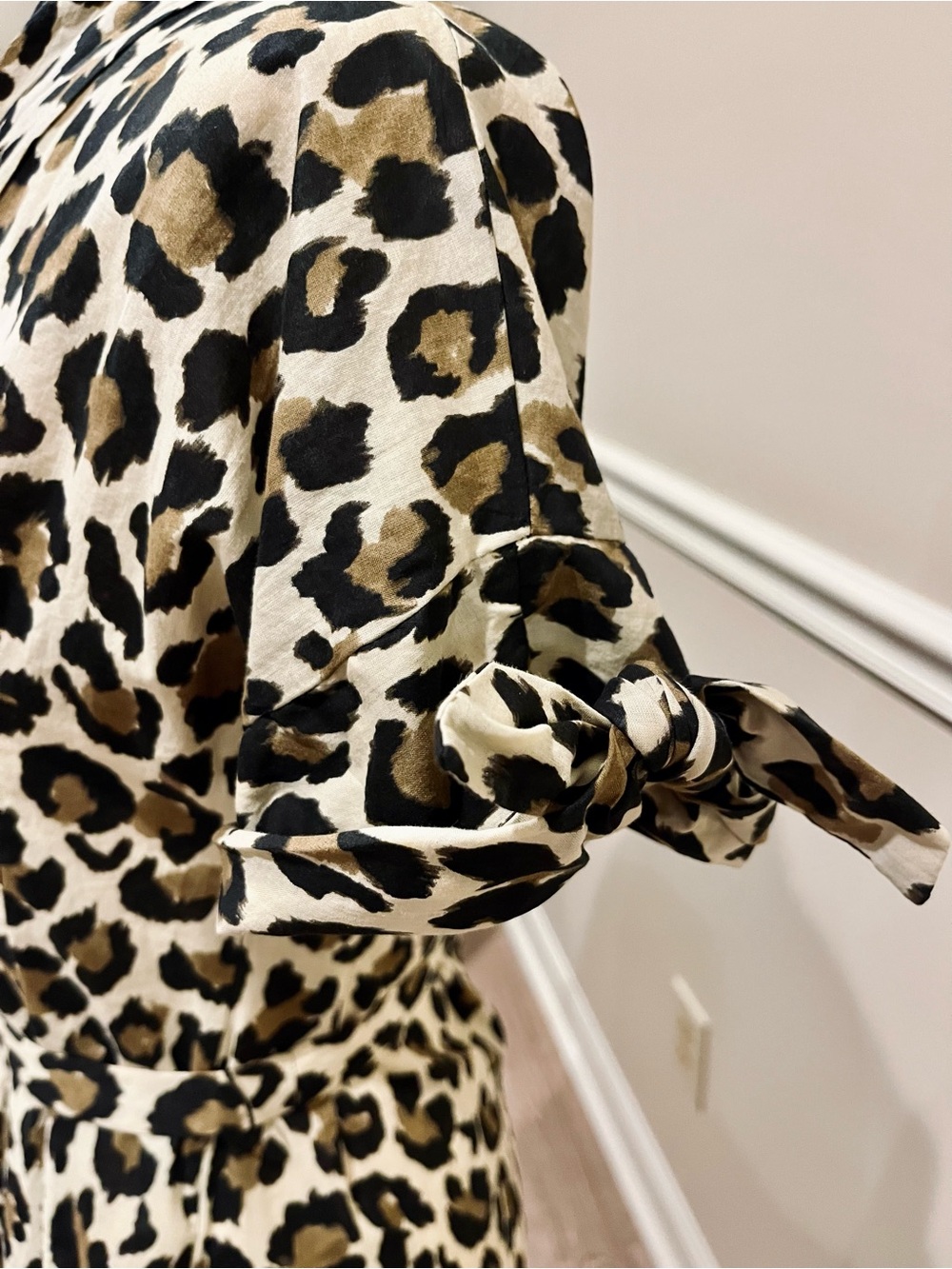 ZARA ZW Collection Leopard Print Midi Dress - Picture 5 of 7